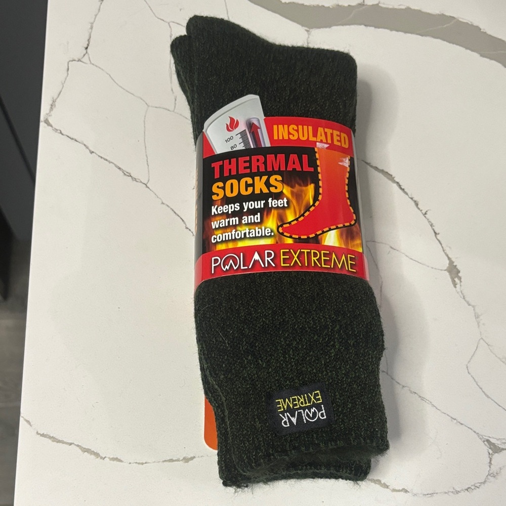 Green Thermal Socks